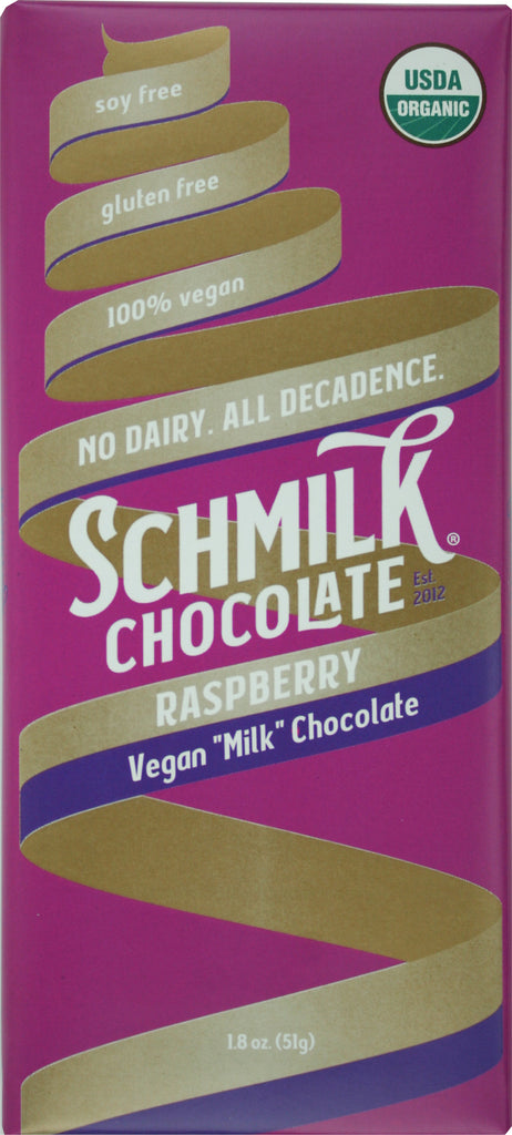 Raspberry Dairy Free Chocolate Bars - Shop Vegan Chocolate Candies